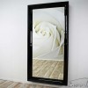 EUH - LW707 XXL fali tükör fekete színű kerettel 90x180 cm