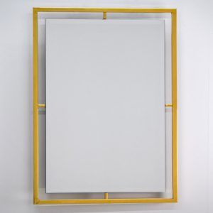 EUH - LW6853 design fali tükör arany színben 100x120 cm