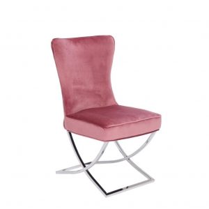 CI - 609 étkezőszék pink velvet