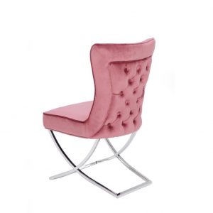 CI - 609 étkezőszék pink velvet
