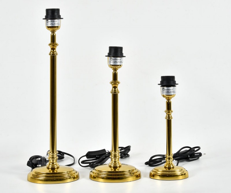 BDeco - Deluxe Gold I. asztali lámpa három méretben