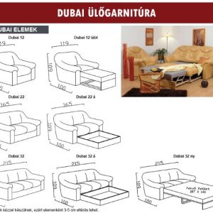 Kárpit Design: Dubai ülőgarnitúra