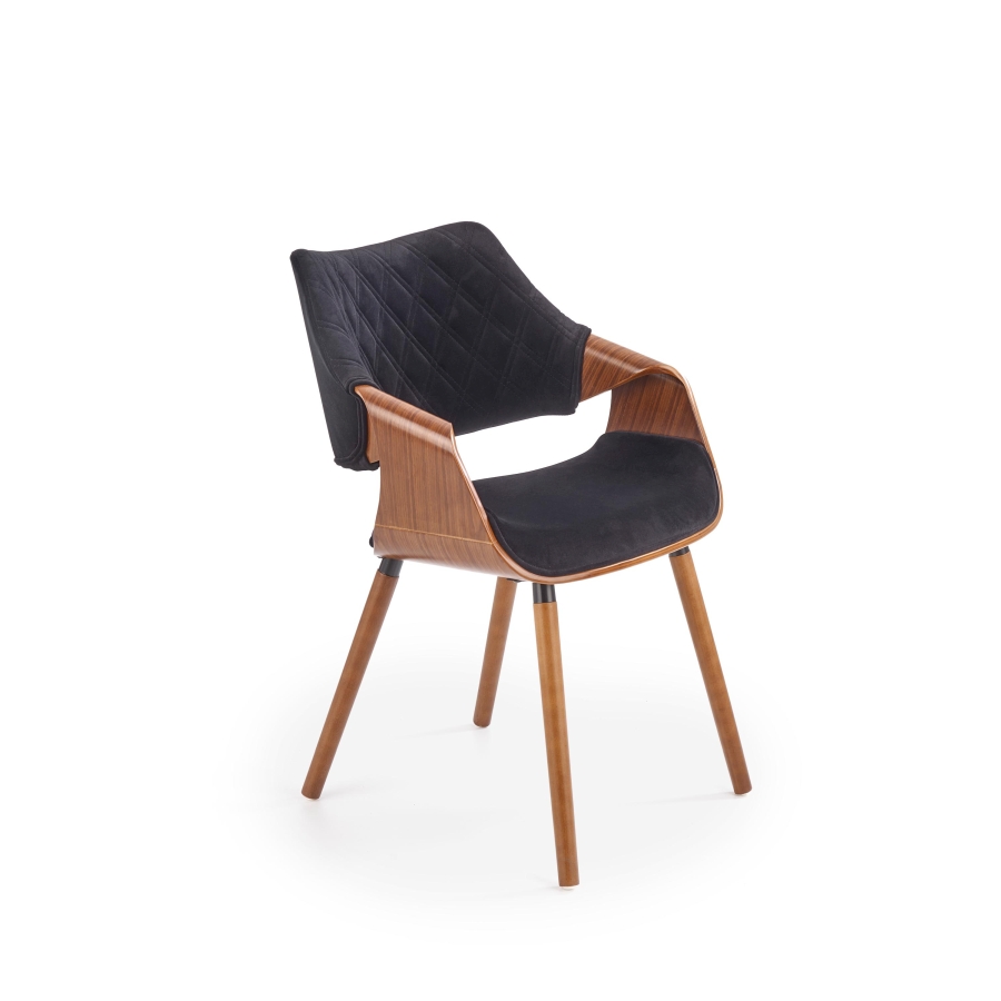 Halmar - K-396 étkezőszék black velvet