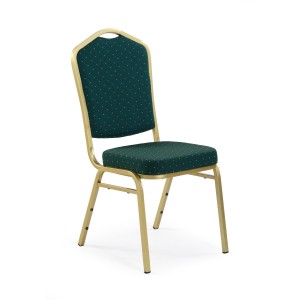 Halmar - K66 rakásolható konferenciaszék, bankett szék zöld
