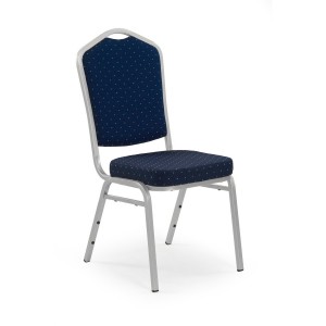 Halmar - K66 rakásolható konferenciaszék, bankett szék kék