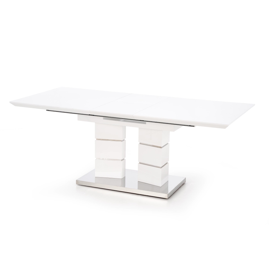 Halmar - Lord bővíthető étkezőasztal fehér