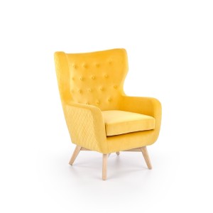Halmar - Marvel fotel yellow velvet