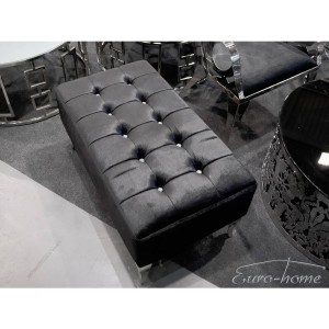 EUH - Fekete puff kristályokkal "VIII."