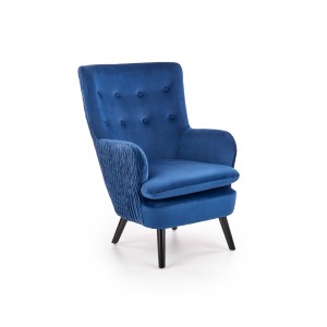 Halmar - Ravel fotel blue velvet