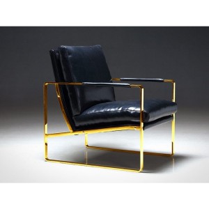 EUH - Y-1010 fotel arany-fekete színben
