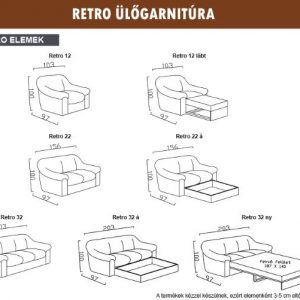 Kárpit Design: Retro ülőgarnitúra