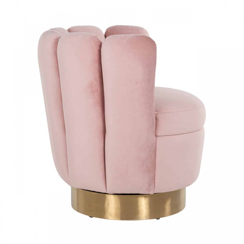 RI – S4487 fotel pink velvet 4