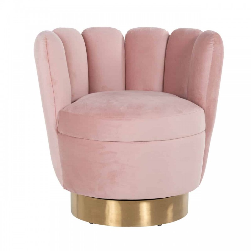 RI – S4487 fotel pink velvet 2