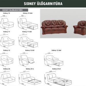 Kárpit Design: Sidney ülőgarnitúra