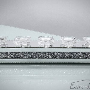 EUH - TMZ150 kristályos gyertyatartó 61x10,5 cm