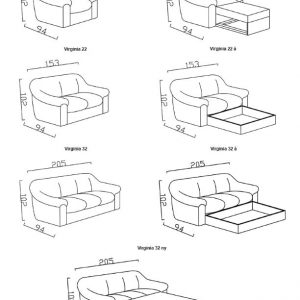 Kárpit Design: Virginia ülőgarnitúra
