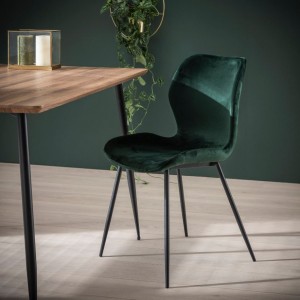 ZJL - 3738 72V étkezőszék green velvet