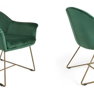 MOB - Form fotel green velvet