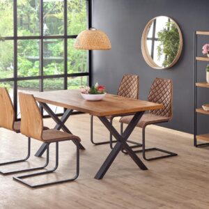 Halmar - Xavier fafurnéros bővíthető étkezőasztal