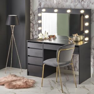Halmar - Hollywood XL fésülködőasztal világítással