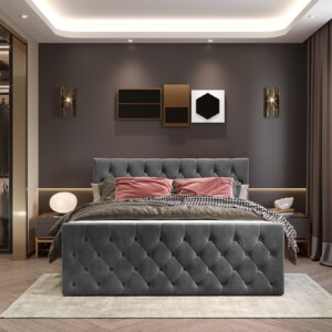 WER - Charles boxpsring franciaágy