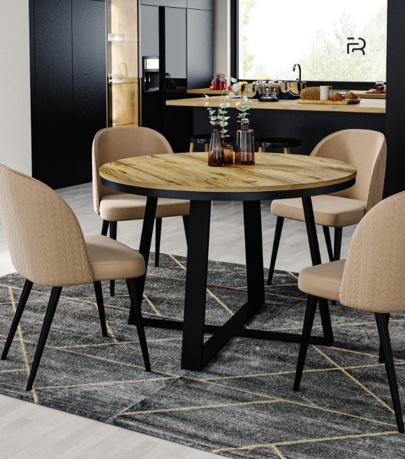 Furnirest - Deco étkezőasztal I tömörfa